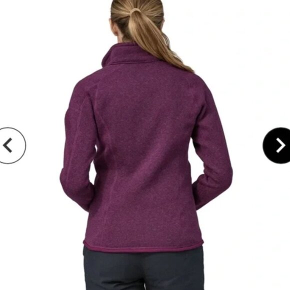 Patagonia Better Sweater Full Zip Fleece Jacket Plum Women's Large L Like New - Picture 2 of 15